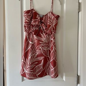 Pink Lily floral dress